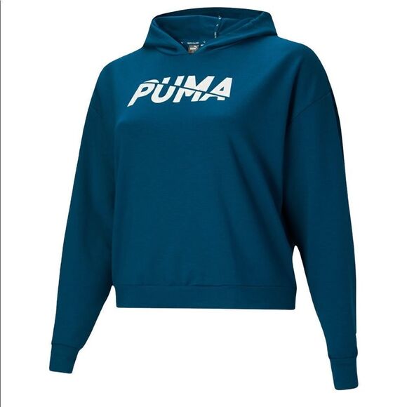 PUMA Modern Sports Hoodie 2X Blue Sz 2X NWT - Picture 1 of 6